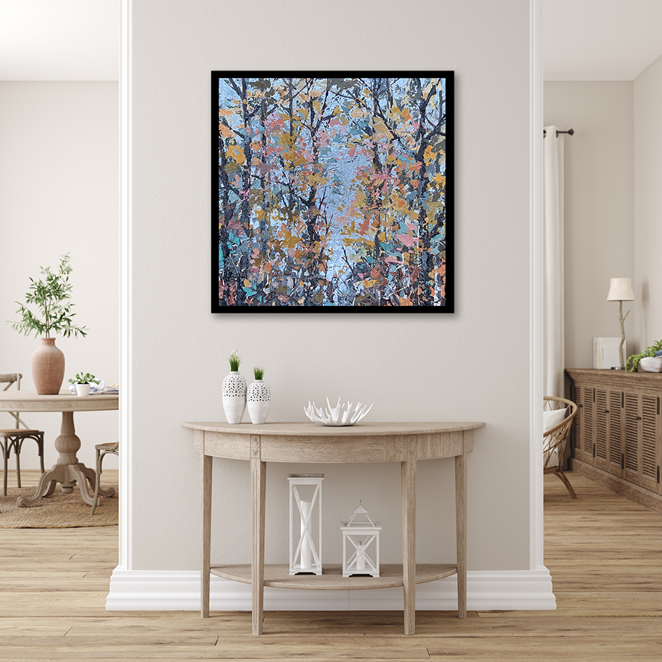 🔴 Silver Woods by Paul Treasure
🔵 Available
⚫ 76cm x 76cm

#art #artwork #abstract #forest #expressionism #painting #gallery #artgallery #acrylic #interiordesign #investmentart #investment #winter #silver #morning #contemporary #fineart