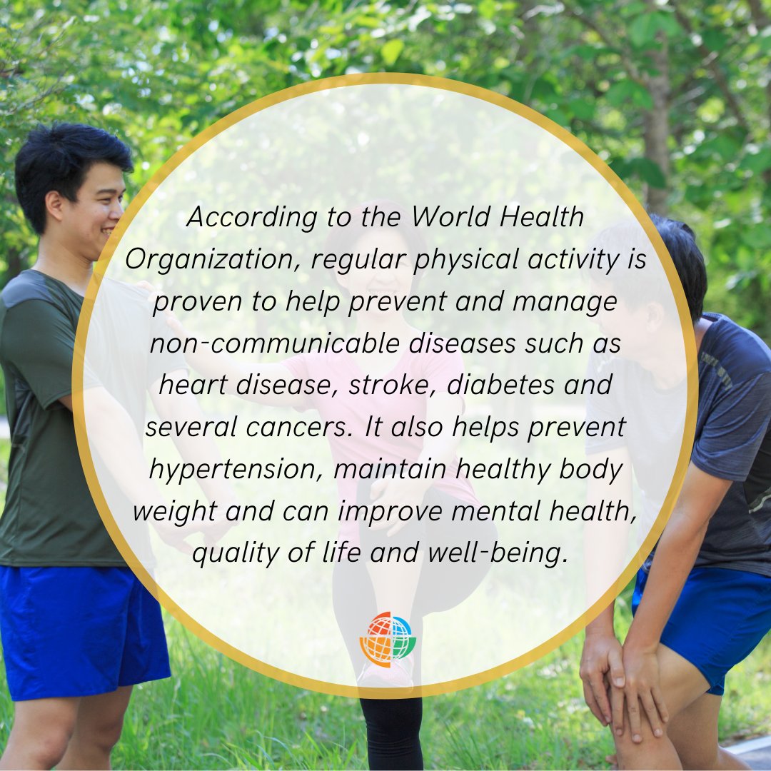 LifeMedGlobal's tweet image. How do you sneak more #PhysicalActivity into your daily routine? Share the strategies that work for you!

Daily physical activity provides benefits to overall health and well-being. 
#LMWeek #LifeMedGlobal #LifestyleMedicine