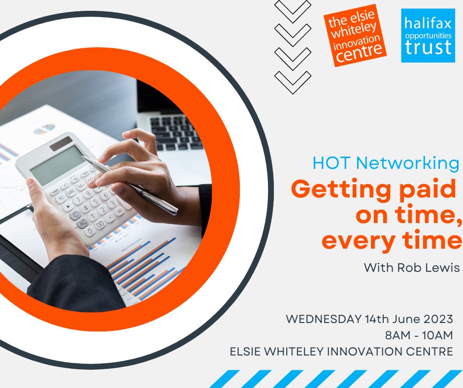 ElsieWhiteley's tweet photo. Join us and Rob Lewis (Corporate & Commercial / Direct Route) at our June HOT Networking Event, to learn hints and tips from industry experts in to how to get your monies paid to you quicker and easier.
Register here: https://t.co/UlLUY8jxH2
#HOTNetworking #Business #Networking https://t.co/4ZgqECOWAm
