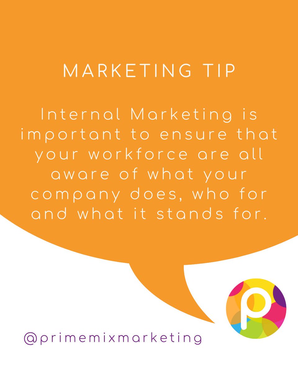 Internal Marketing is essential to ensure that your workforce knows what your company does, who for and what it stands for. In turn, it helps them understand their role in achieving the business goals and objectives.

For help with your internal marketing, get in touch with us.