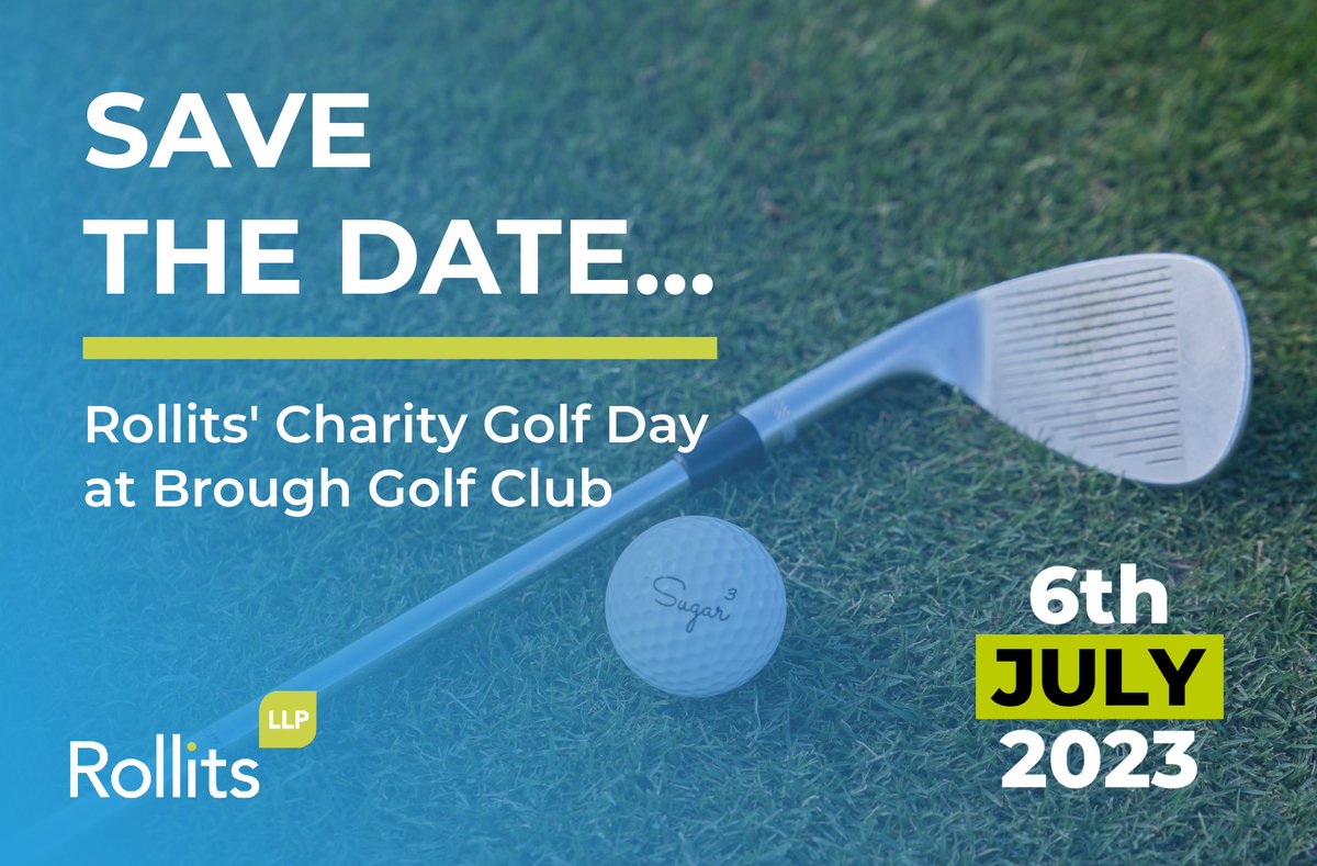 Rollits's tweet photo. We’re hosting our annual charity golf day again!

Come down to Brough Golf Club on the 6th July and help raise vital funds for our two charities Dove House (tag) and MD UK (tag)

Get involved https://t.co/5iU2JWBKAq https://t.co/EGAKOM8ulp