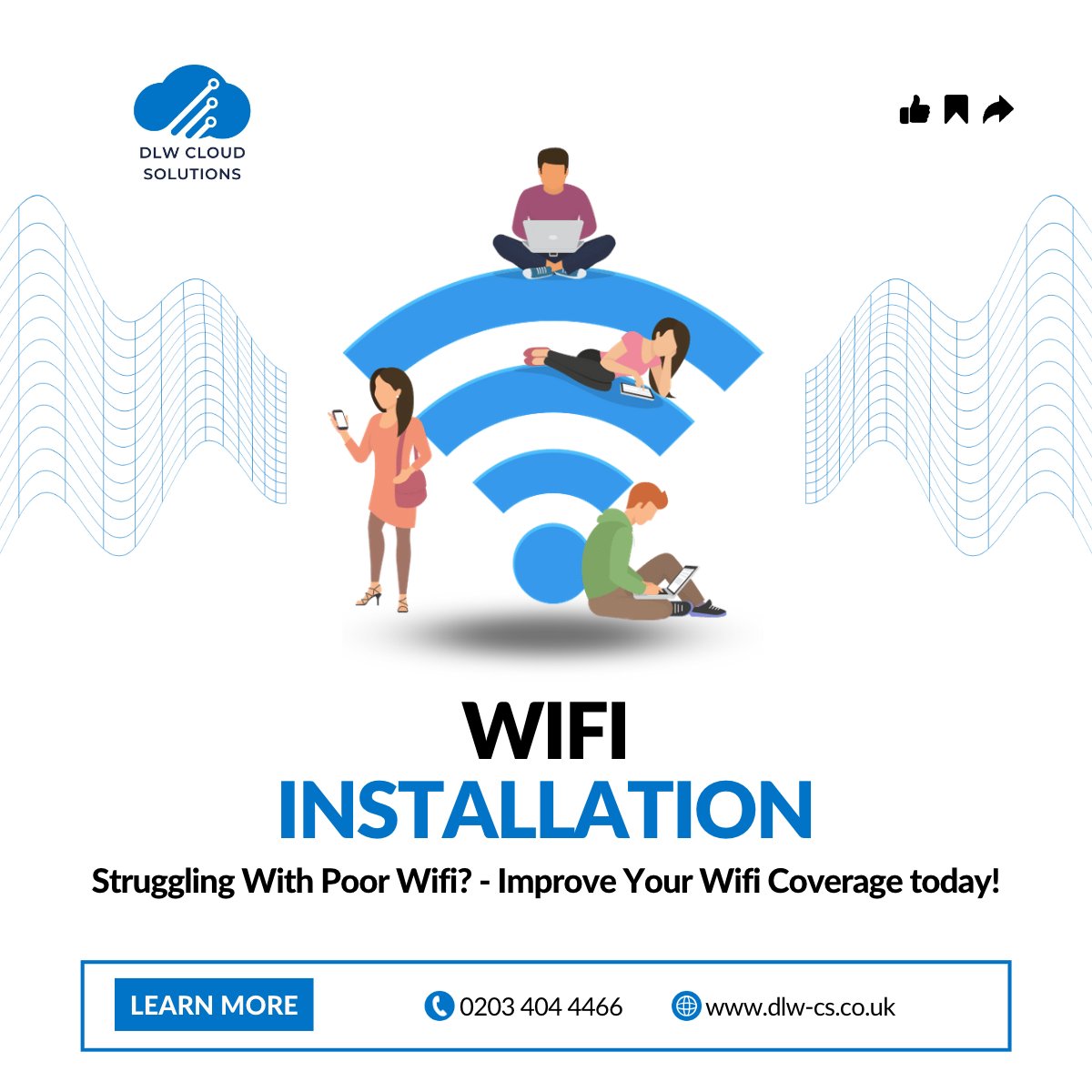 DLWcsLTD's tweet photo. Is your internet connection feeling sluggish lately? 

It might be time for a WiFi upgrade! 

Contact us today to learn how we can help you install a custom WiFi solution that meets your needs!

https://t.co/JCo43TcsOk

 #WiFiUpgrade https://t.co/LLayo9eWQK