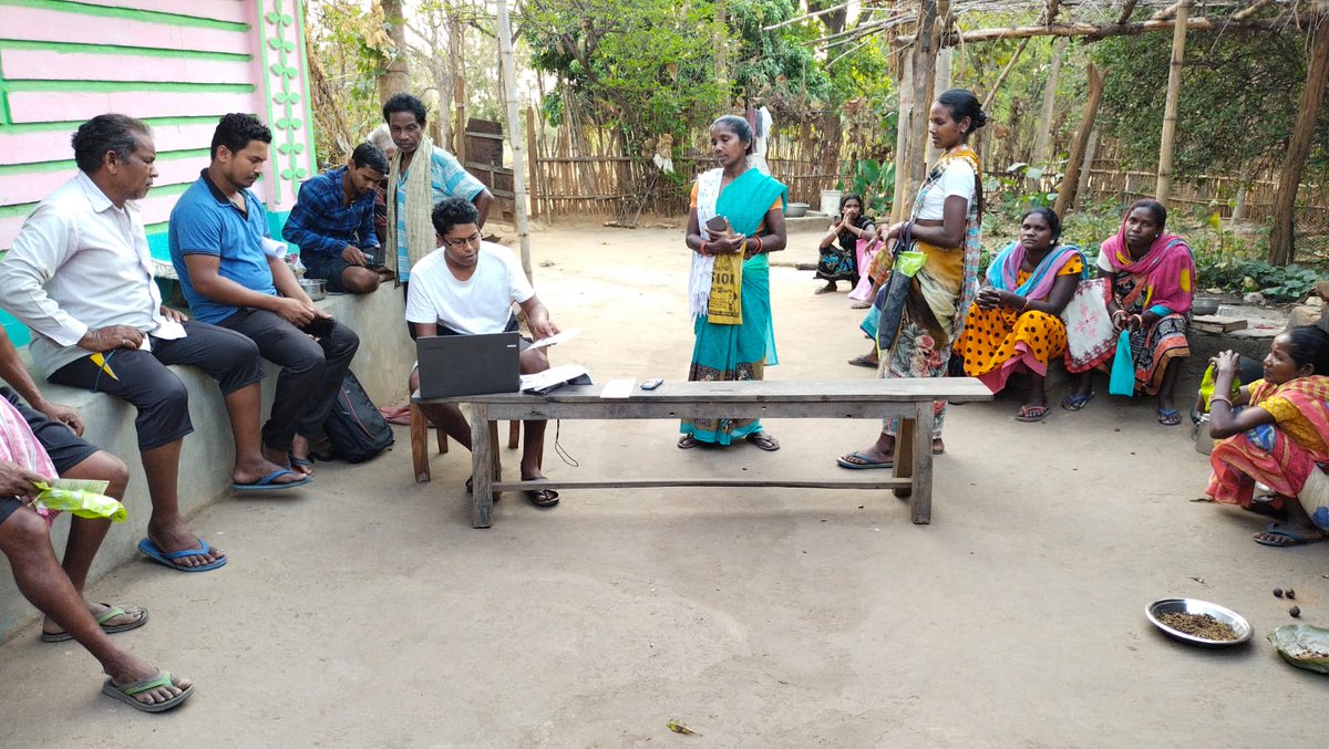 PMKISAN e-Kyc camp by VLE Suryakanta Behera at itma GP Bargaon Block, Sundargarh, Odisha.