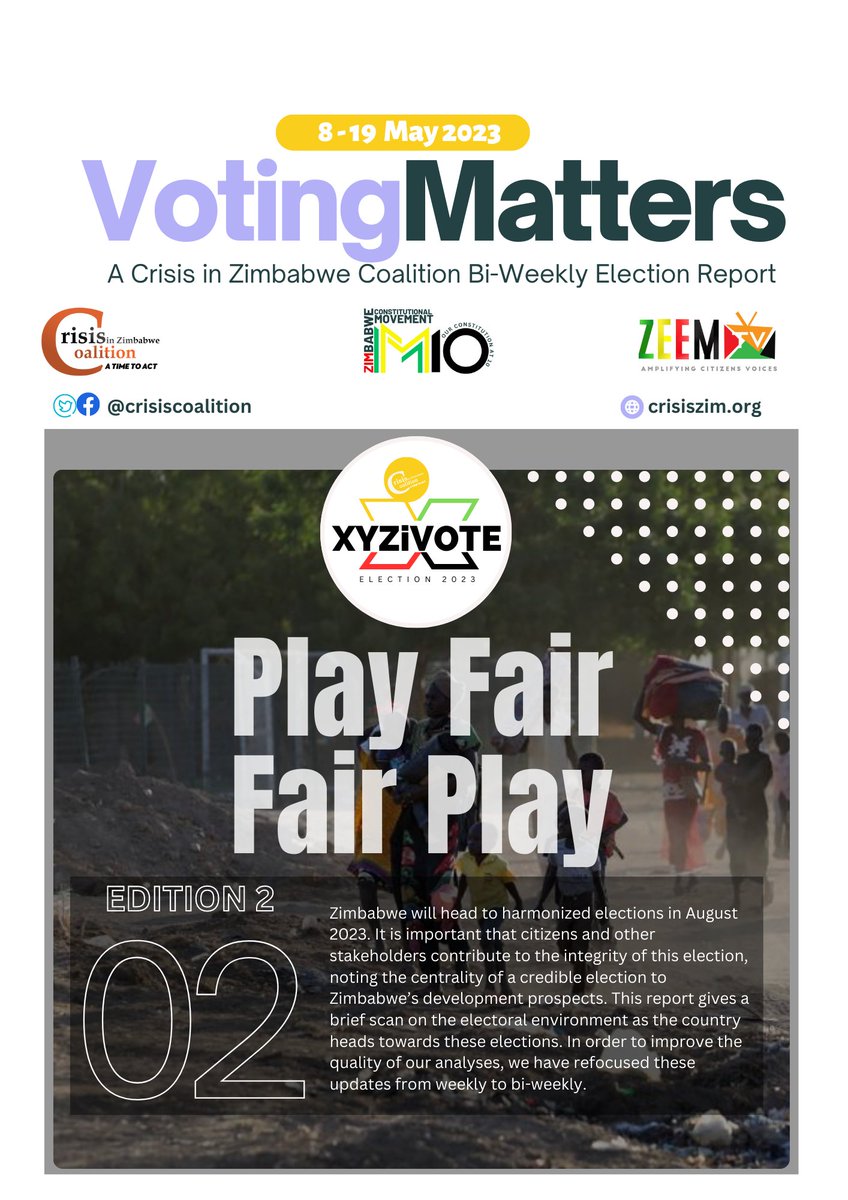 #InCaseYouMissed 
The 2nd Edition of #VotingMatters, a @crisiscoalition Bi-Weekly Election Report