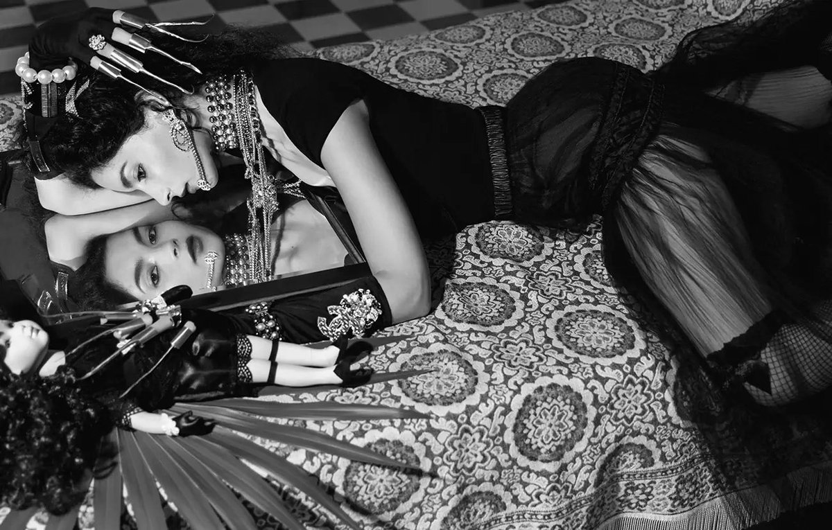 Tindi Mar (Mexican model) for Vogue Latin America April 2023