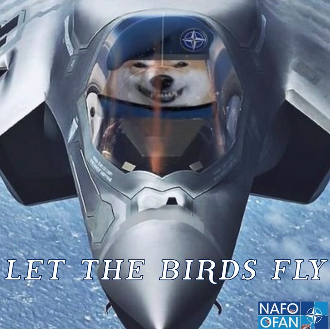Hey fellas have you heard the news? 🎶🎵

#meme2win #meme4victory #F16 #Ukraine 

#crypto #MEMES #MEMECOIN #cryptomemes #LFG #VIRAL #MEMEWORLD #TRADINGMEME #GEM #TOTHEMOON #ETHEREUM