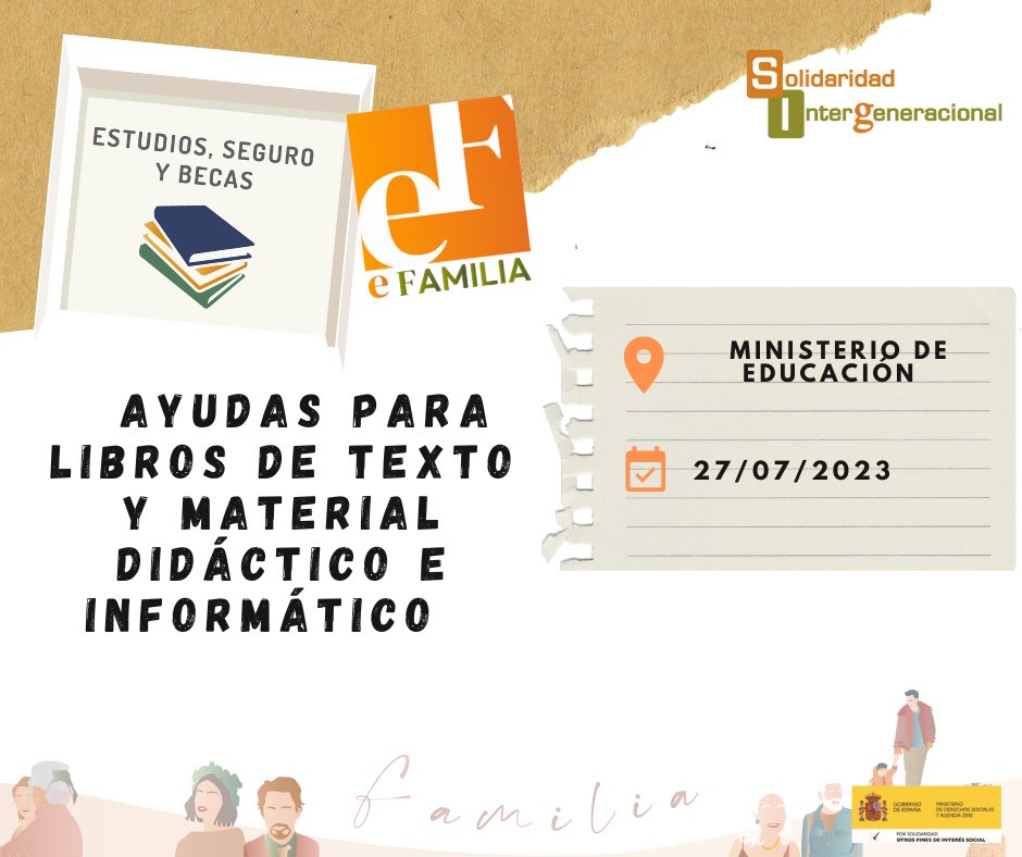 SolidaridadIn's tweet photo. 📚Son #ayudas para #librostexto #materialdidáctico #informático.
👉#Alumnado matriculado en centros docentes españoles en el exterior, en centros de las ciudades de Ceuta y Melilla y en el centro de Educación a Distancia.
@educaciongob
📍 Más :
https://t.co/S6Qim71ODO https://t.co/l9xmaCUsUp