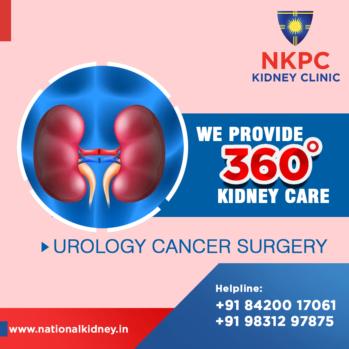 NationalKidney's tweet photo. Get the overall treatment of your kidneys under one roof only at #NKPC at an affordable price for all https://t.co/JYF9kTPBJz or call us at 8420017061 / 9831297875 for a booking!! #kidneycare #prostateclinic #oncoclinic #urosurgeon #gastroclinic!- https://t.co/UHXyuSD8Qe