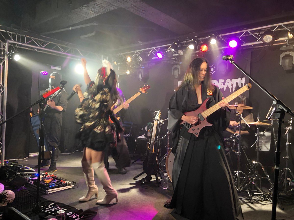 Keisandeath IKUSA GIG 尾張の陣
まだまだ写真を UPします
しかし楽しい時間でした
7月9日の渋谷の陣が楽しみですね
皆んなで盛り上がりましょ🤘

チケットはkeisandeath.com