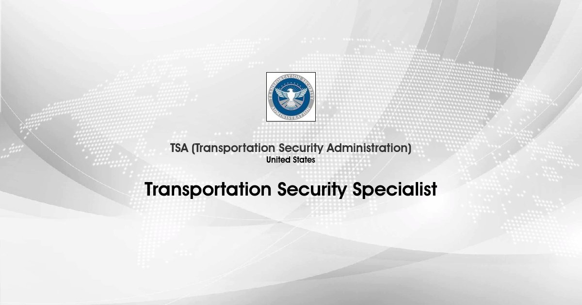 ComHired's tweet photo. Hiring :  Transportation Security Specialist - TSA (Transportation Security Administration): Overview Transportation Security Specialist Open &amp; closing dates 05/08/2023 to 05/22/2023 Pay scale &amp; grade SV I Appointment type Salary $69,001.00 to… https://t.co/KPgmdQfJz3 https://t.co/KDM69iPhja