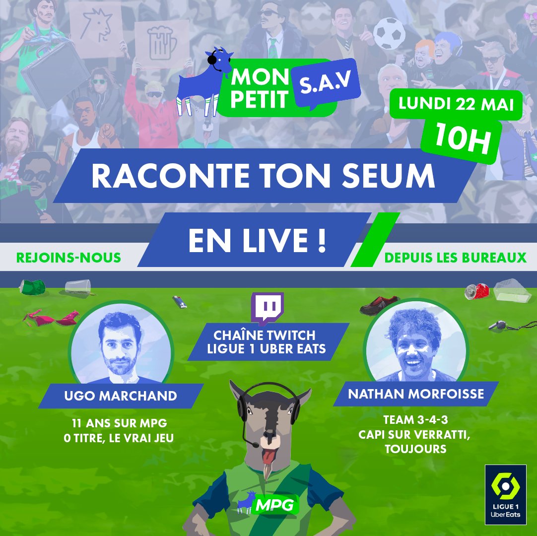 On est en live pour regarder vos seums. 
 Avec des Chapron sur Gouiri, évidemment 🥶

📺 twitch.tv/ligue1ubereats