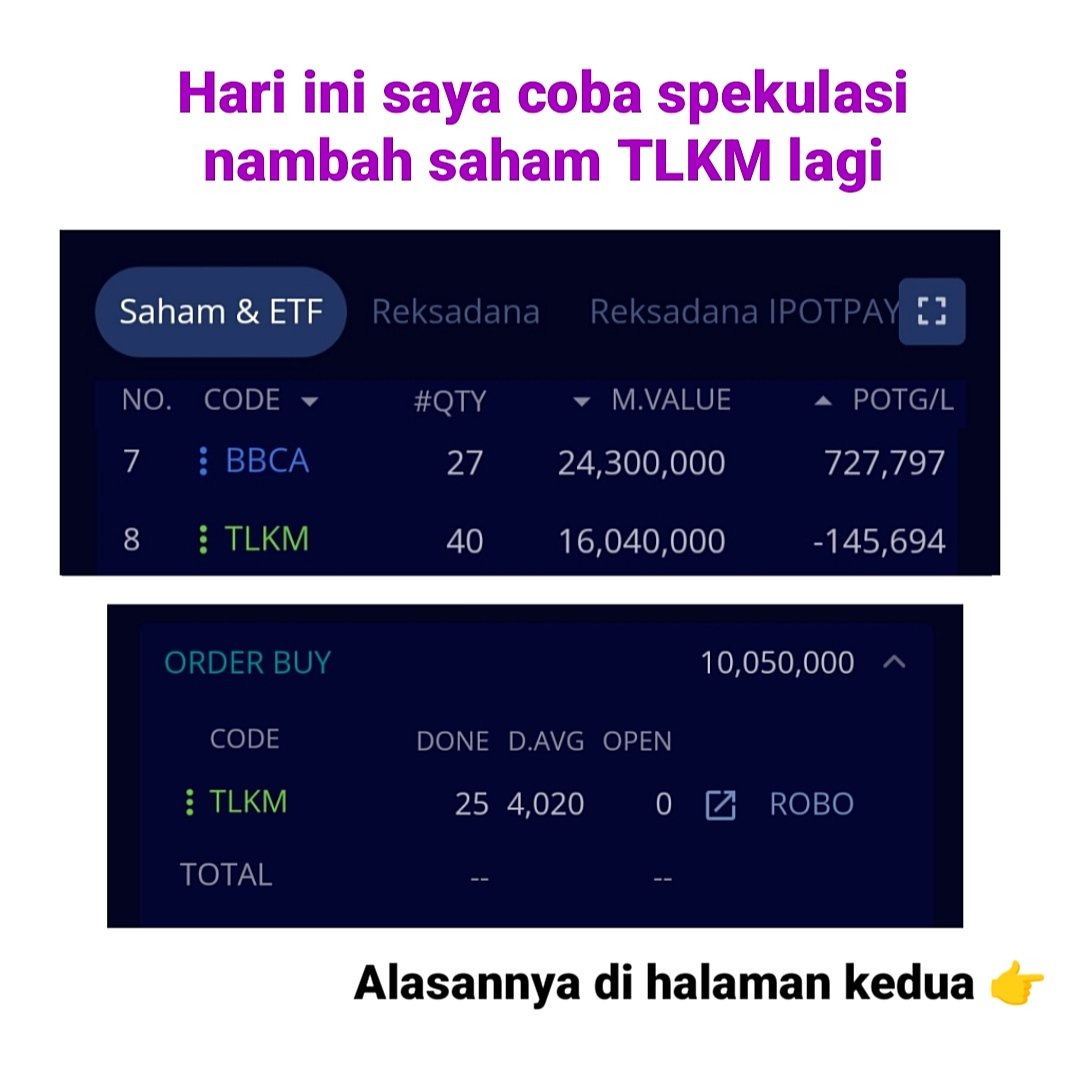 kaptencrypto707's tweet image. Hari ini saya nambah #saham #tlkm #telkom lagi, alasan selengkapnya: instagram.com/p/Csh9770J_qE/