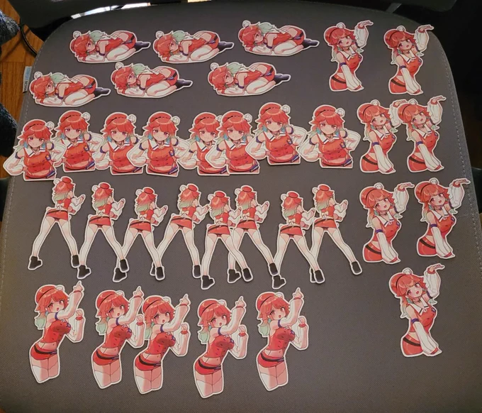 my full remaining complement of wawa stickers #kfPicasso