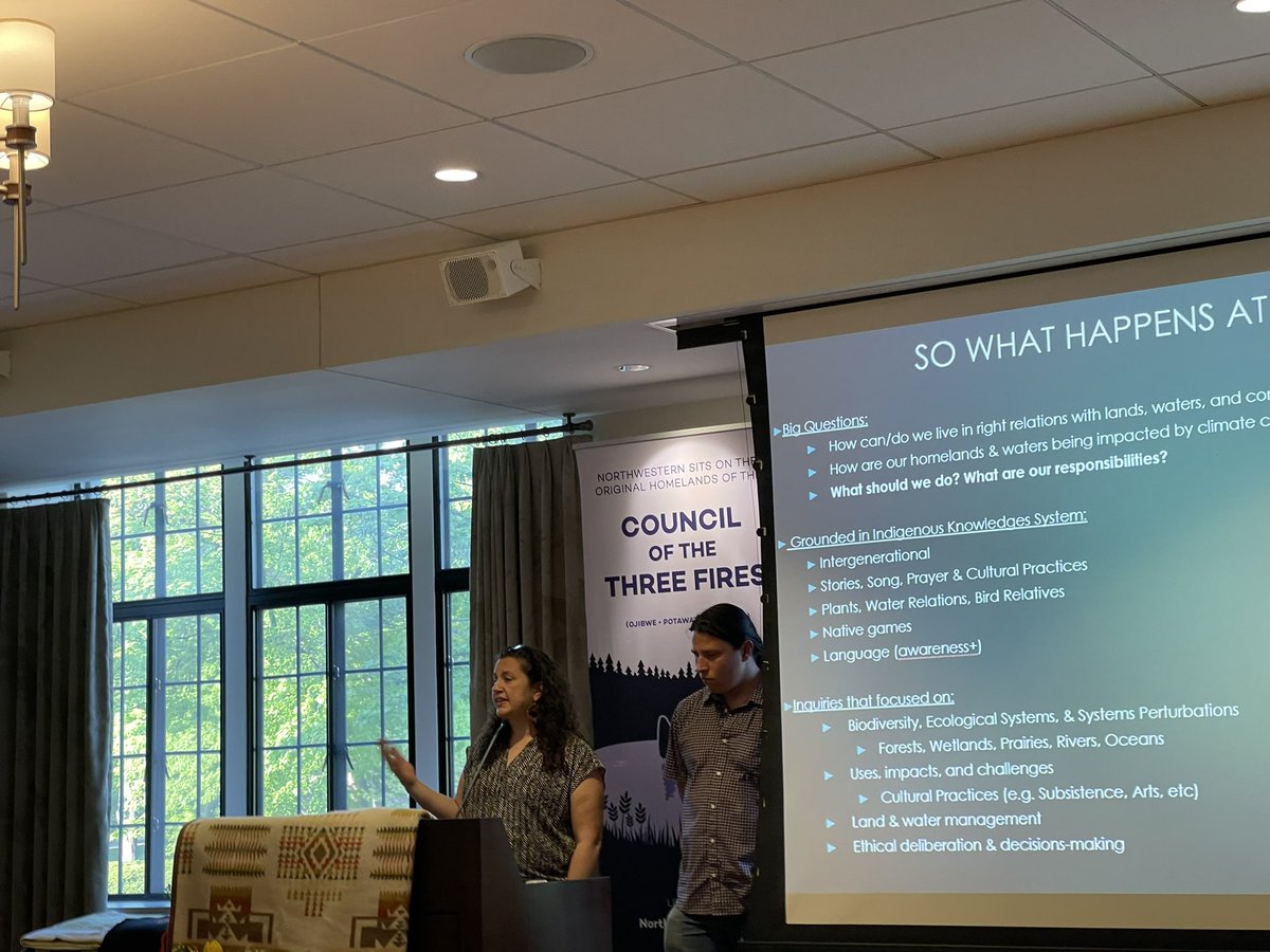 Highlights from the Native &amp; Indigenous community dinner! Congrats to graduates! Special honorees included Dr. Doug Kiel, 1st Native prof. to receive tenure while at NU, Dr. Megan Bang for her leadership &amp; work in Indigenous education &amp; Jasmine Gurneau for her contributions to NU
