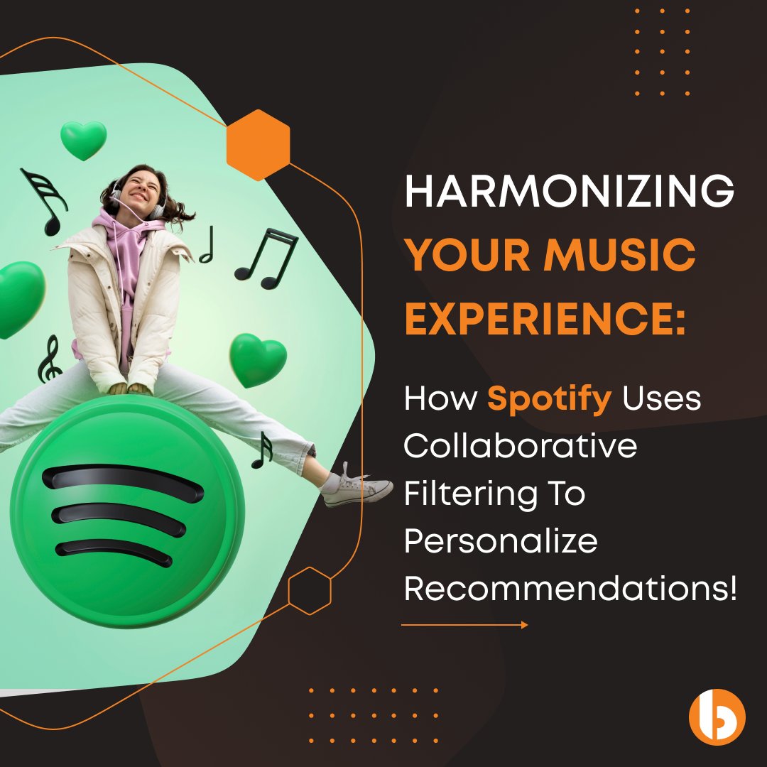BacancyTech's tweet photo. Are you curious how Spotify knows just the right music to suggest to you?  #TechTales

#SpotifyRecommendations #CollaborativeFiltering #PersonalizedMusic #MachineLearning #CloudComputing #MusicStreaming #Bacancy #GrowWithBacancy #DedicatedToInnovation #BacancyTechnology https://t.co/HjmGKyQhtw