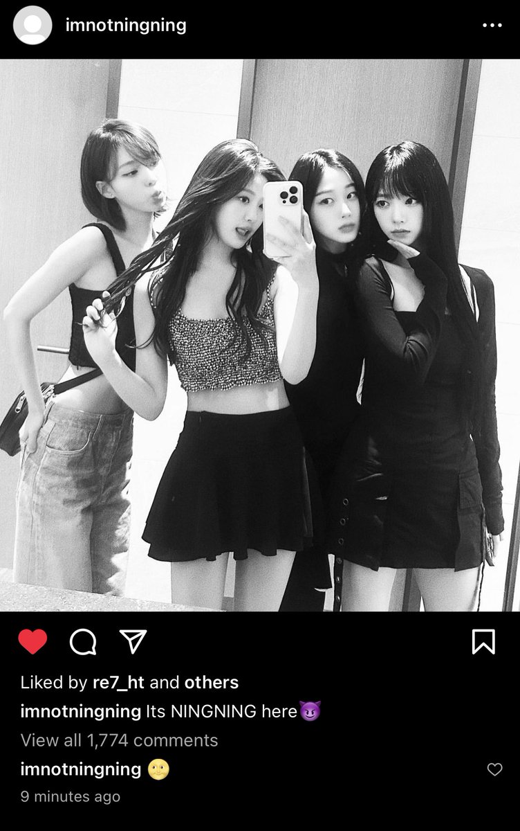 skipberat's tweet photo. AESPA BUKA INSTAGRAM https://t.co/2Rs69YugQr