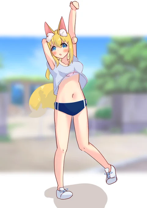 ブルマなうちの子ツキネちゃん!