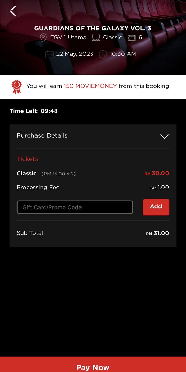 Goondupresident's tweet photo. I’ve never bought movie ticket with original price ever since I’ve discovered these trick ✨💗

#goondushare #tgv #gsc https://t.co/GGCzXE42h9