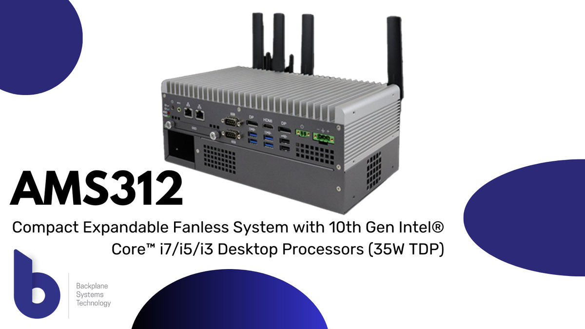 BackplaneSystem's tweet image. &quot;Revolutionize your industrial applications with the iBase AMS312. Compact and powerful, this fanless system delivers reliable performance in challenging conditions. #IndustrialComputing #FanlessTech #EfficiencyUnleashed&quot;