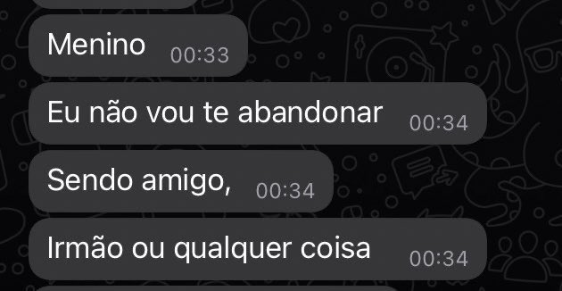 Exatamente o que eu precisava ouvir