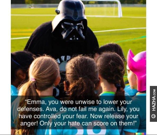 If Darth Vader #Coached Youth Soccer
hazha.com/yay/z44