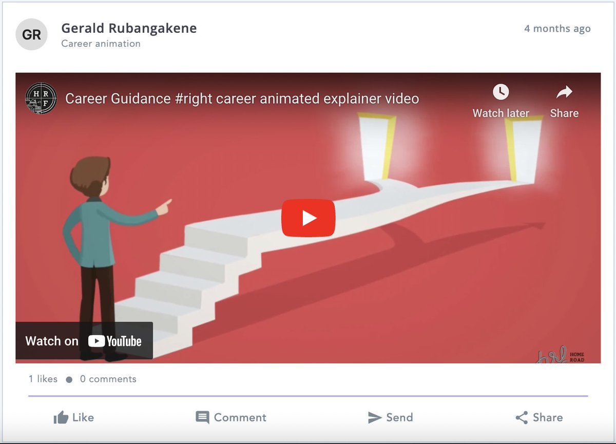 DELV_careers's tweet photo. Checkout this animated career guidance video on @DELV_careers 
https://t.co/PDu8IhLzPC

#Delv #Careers #guidance  #Rwanda #Uganda #Tanzania #Kenya @Makerere @NkumbaUni @NdejjeUnive @victoriauninews https://t.co/ZULRpnCVUj
