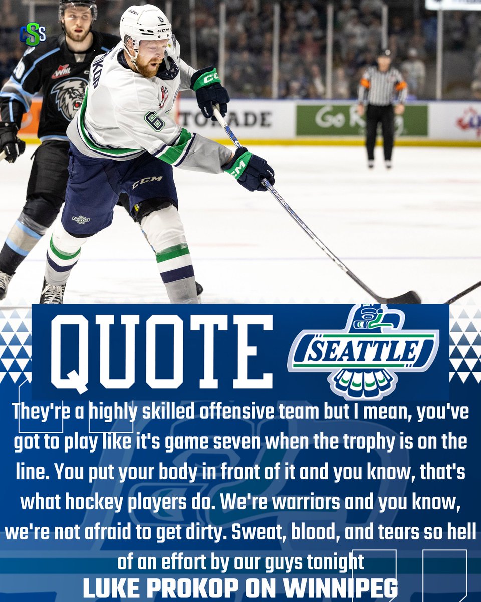 CSS_Futures's tweet photo. Here are some quotes from @SeattleTbirds defenseman Luke Prokop, straight from the ice, following the teams WHL Championship win
Photos by @wolter_liz
#BestInTheWest #WHLChampionship #WHL #FeedingTheFuture #WHLPlayoffs #SeattleThunderbirds #LukeProkop https://t.co/eGXNON2wxL