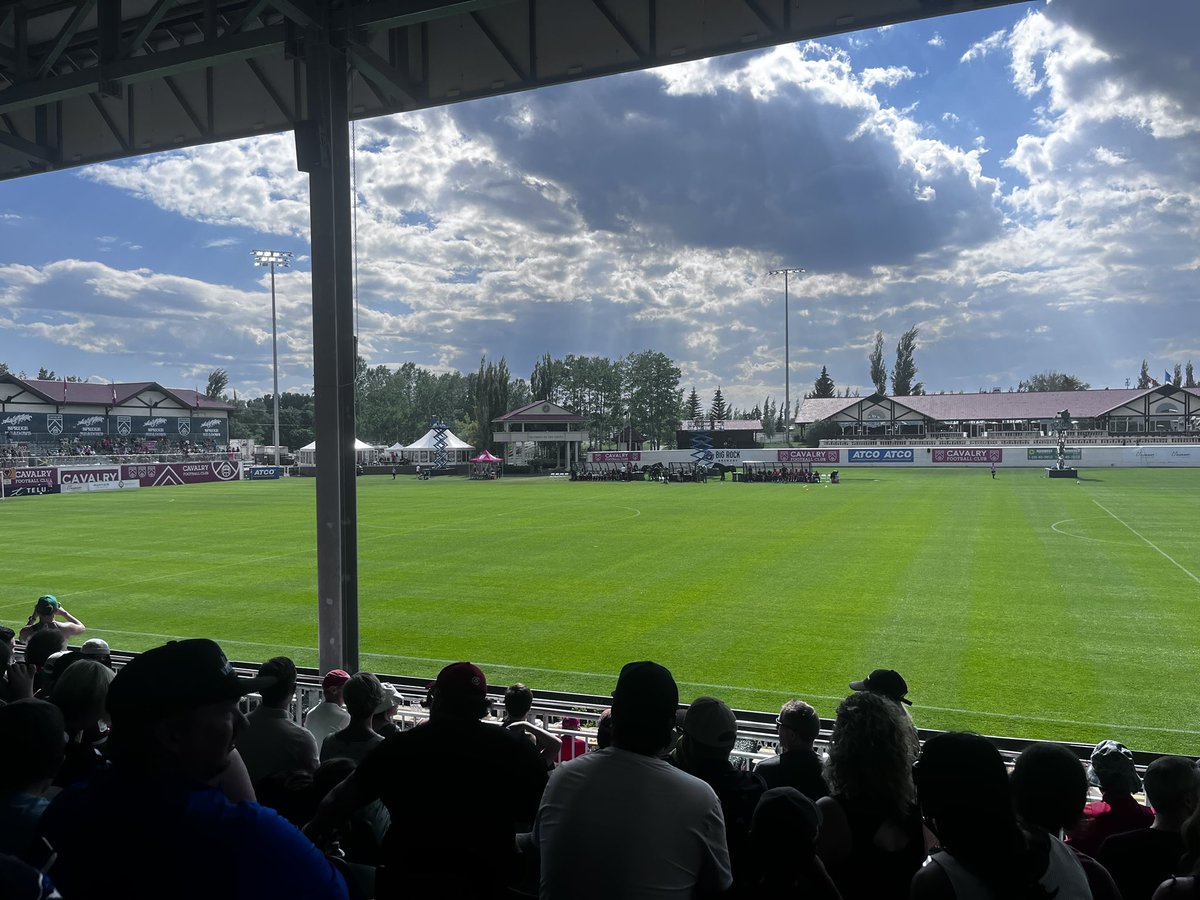 Great day for soccer <a href="/CPLCavalryFC/">Cavalry FC</a> 
#1GoodThingToday