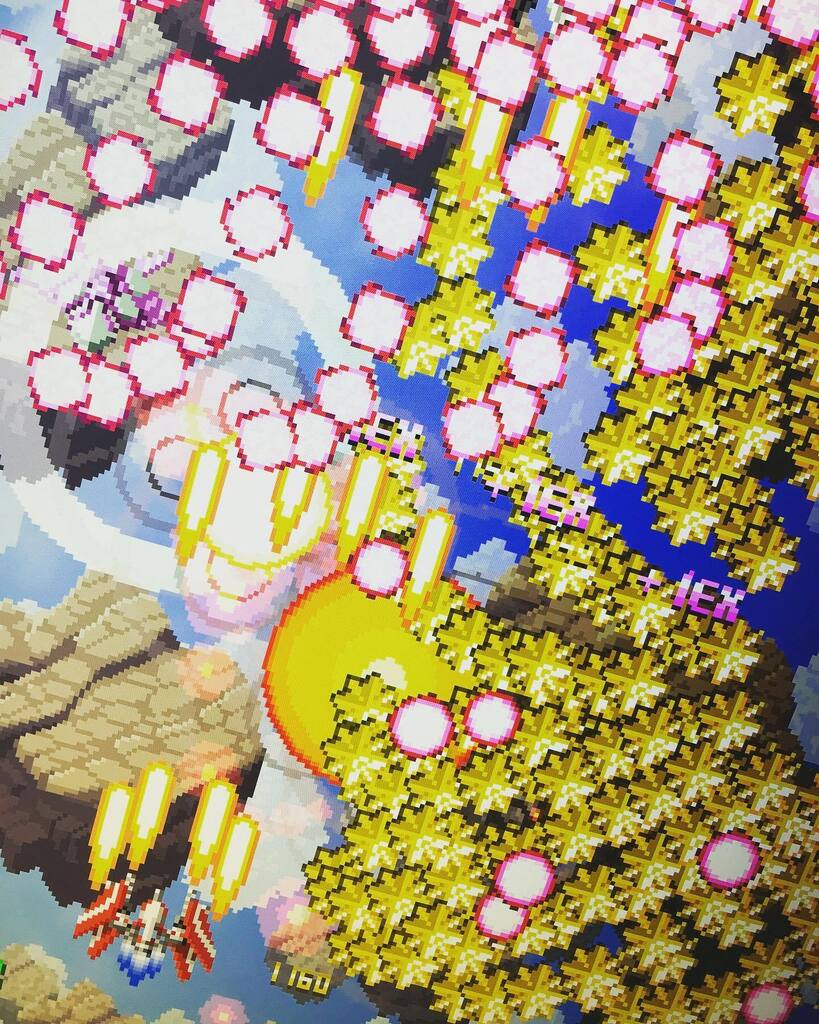 Marty_DYR's tweet photo. Those action shots I promised of #secondlegacy. It’s important for you guys to see how many bullets there are. 
.
It’s a lot.
.
Second Legacy (PC, Early Demo build)
.
#shmuplyf #shmuplife #shmup #shmups #shmupsareshooters #shootemups #bullethell https://t.co/oyfSdmlTb3 https://t.co/kZDbEYQyzJ