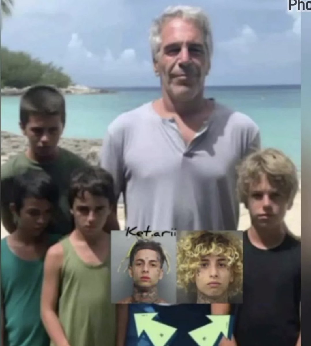 44villeTV's tweet photo. #NEWS: Old picture surfaces of Tik-Tok duo, Island Boys, with Jeffrey Epstein at an island https://t.co/MdKYvdkW8c
