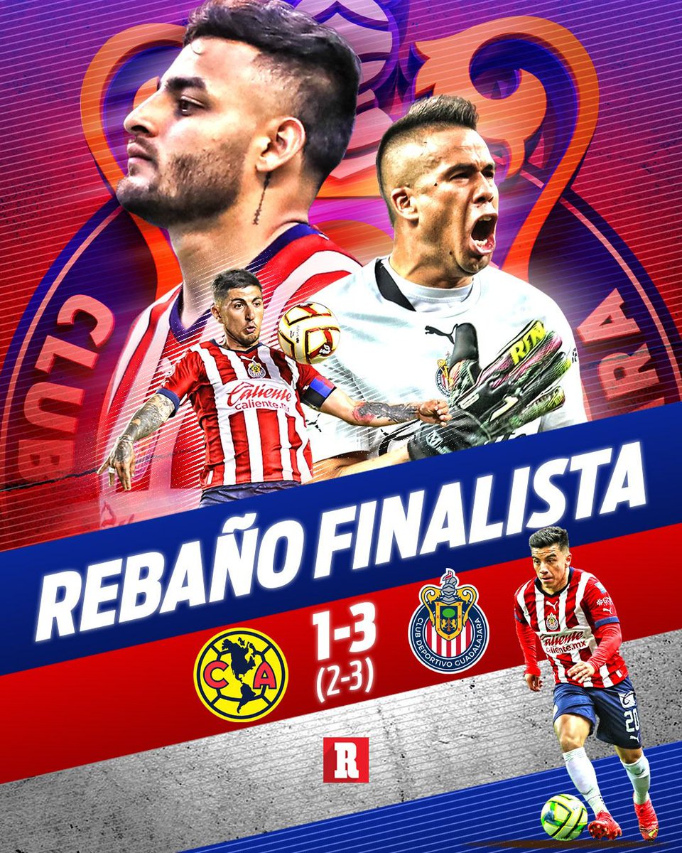 record_mexico's tweet photo. ⚪🔴¡LAS CHIVAS ESTÁN EN LA FINAL! ⚪🔴
⚪🔴¡LAS CHIVAS ESTÁN EN LA FINAL! ⚪🔴
⚪🔴¡LAS CHIVAS ESTÁN EN LA FINAL! ⚪🔴

EL REBAÑO SAGRADO HACE LA HAZAÑA Y JUGARÁN LA GRAN FINAL DEL FUTBOL MEXICANO. 

CHIVAS VS TIGRES 

LOS GOLES: https://t.co/bDTVmOaMD4 https://t.co/3dzl2sEk2p