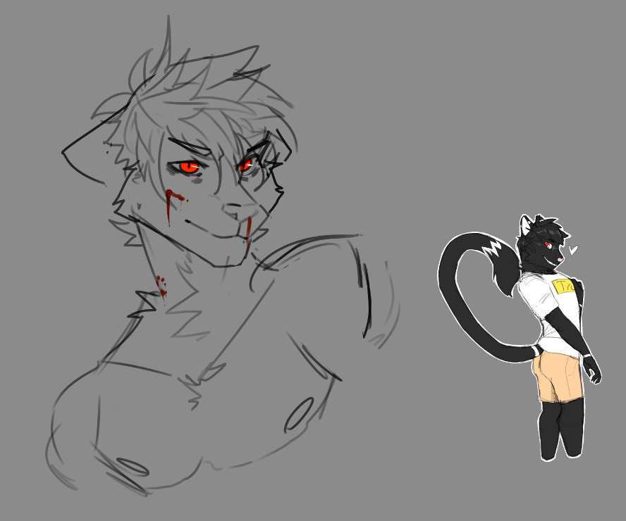 earth_internet's tweet photo. oki so here some sketches of old ocs c: https://t.co/AHuqAJgnhj