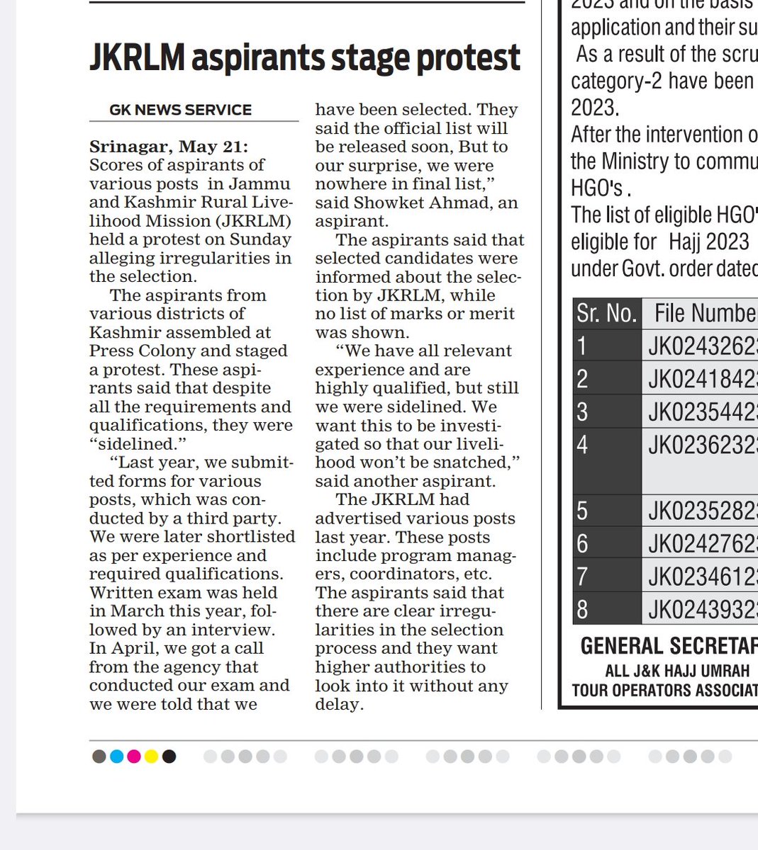 ClusterNrlm's tweet photo. Fake appointment and irregularities in JKRLM https://t.co/L5mFuoj4dq