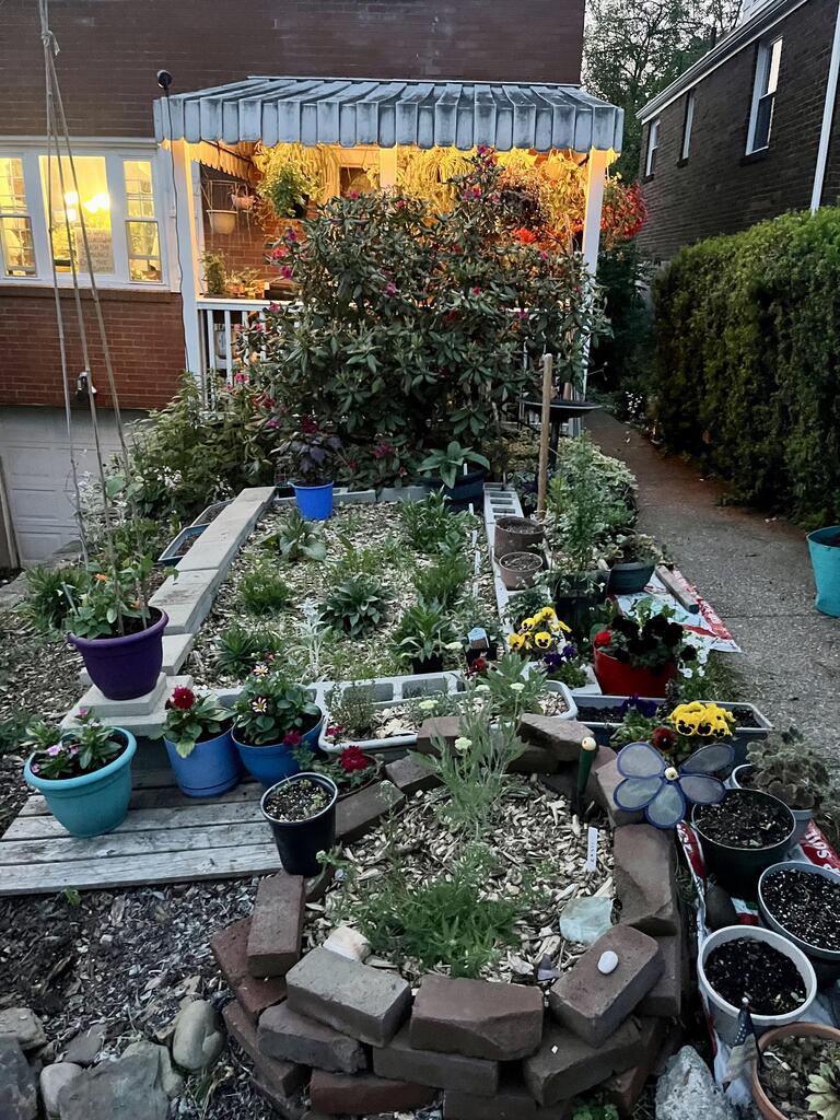 My neighbors think this is trashy. Psssshhht. About to be rewarded with growth.. Click here to signup for awesome gardening tips: bit.ly/2SfI4n0