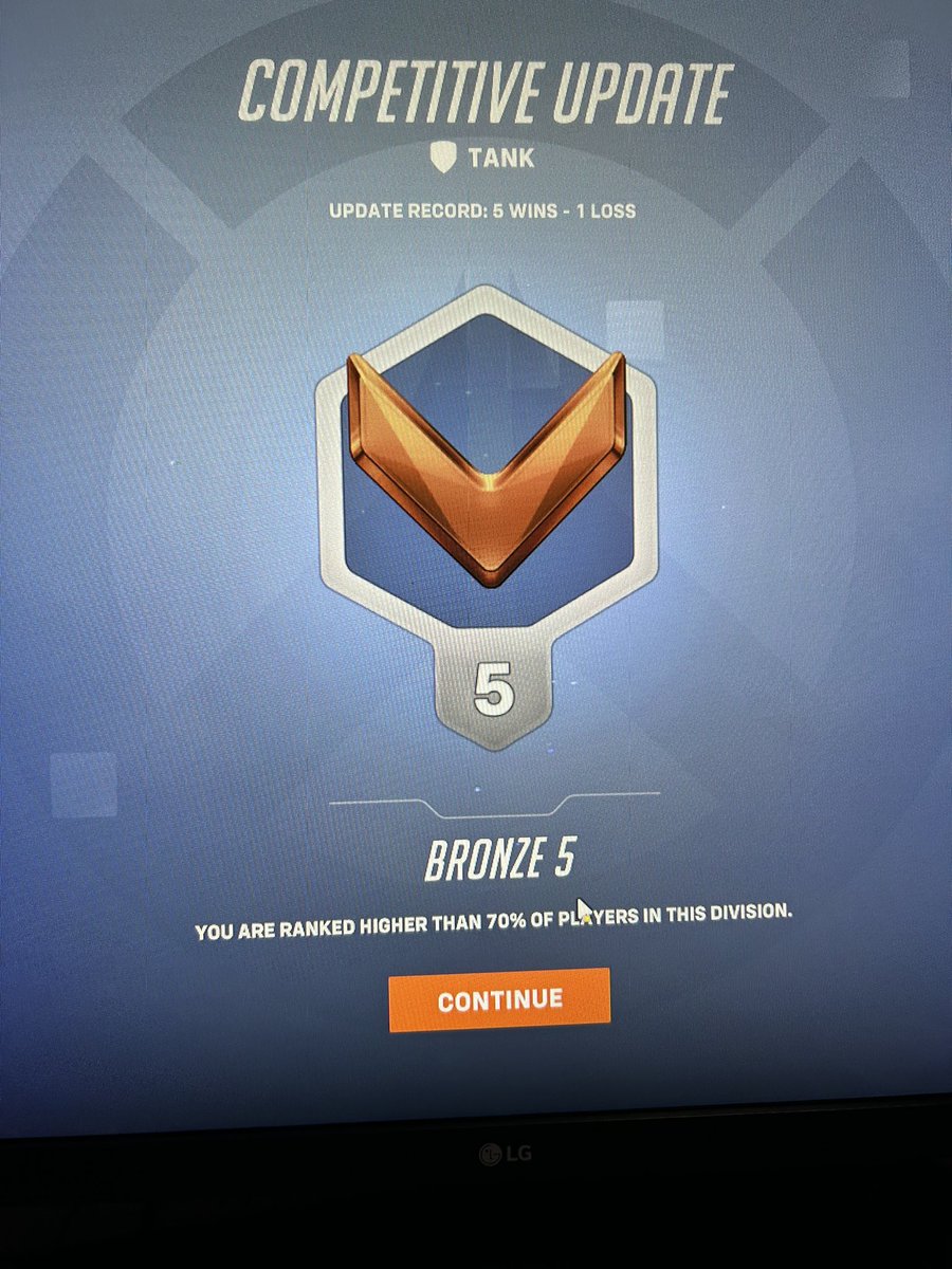 HailFire859's tweet photo. I don’t get it! What do I have to do to rank up!!! I’ve ranked to bronze 5 at least 5 times in a row now @PlayOverwatch @Blizzard_Ent https://t.co/uUnSItrbyf