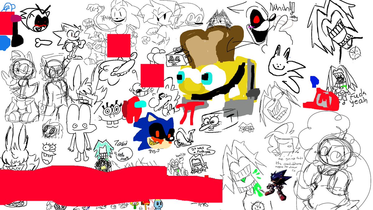 SONlCDOTEXE's tweet photo. Anyways, while I am being cancelled. Here are some aggies me and my discord did.

I am sonic.exe https://t.co/v250e2M258