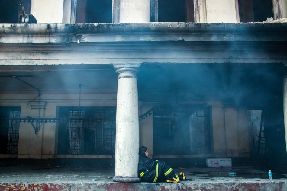 ABSCBN News on Twitter "The fire in Manila Central Post Office is now