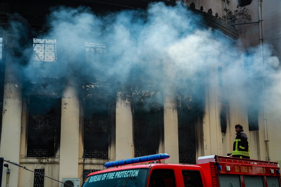 ABSCBN News on Twitter "The fire in Manila Central Post Office is now