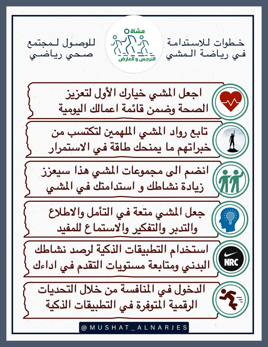 مشاة النرجس والعارض tweet media