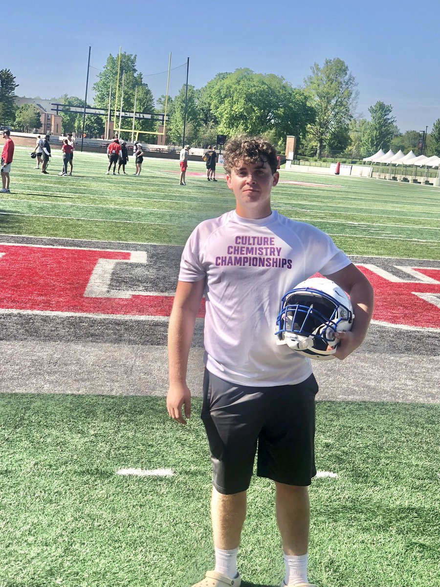_CanyonThomas's tweet photo. Had a Great Day at @IndWesleyan_FB!!!  thanks for the invite @Coach__AT and @Coach_Rode Really loved the energy &amp; looking forward to coming back in the Fall!!#Wildcats
#KeepGrinding
#BelieveandAchieve
#InHisGrip
@HSEFootball https://t.co/t6x752UZbD