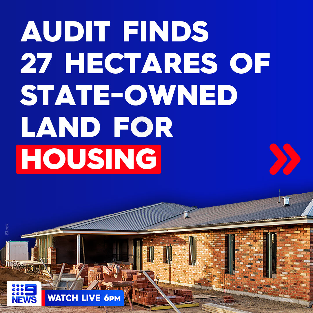 9NewsQueensland's tweet photo. Following Queensland's housing summit, a land audit has identified more than 27 hectares of state-owned land as potential areas for new housing.

The sites are now undergoing a more detailed investigation.

WATCH LIVE at 6pm for more details. #9News https://t.co/qJLAYmoapU