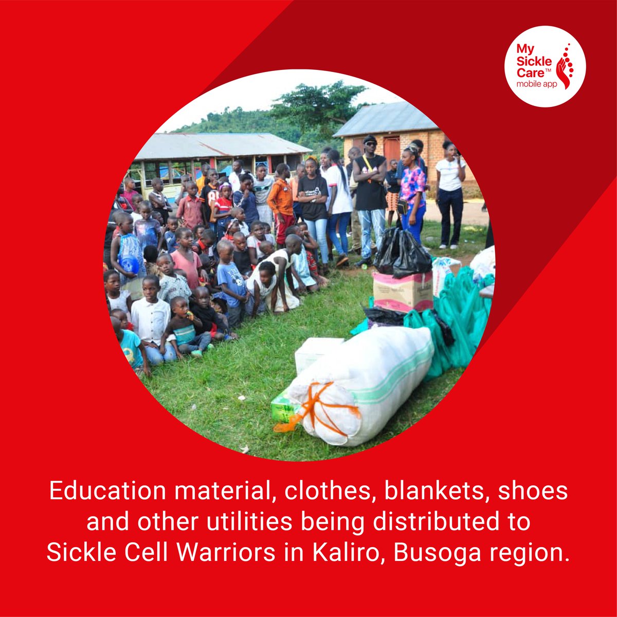 MySickleCare's tweet photo. Community efforts supporting sickle cell patients in Uganda.
.
.
#sicklecellpatients #communityeffortsforsicklecellpatients #bottomofpyramid #sicklecelldiseasemanagement #mysicklecareapp #inclusivityforsicklecellpatients #marginalizednomore #nodiscriminationforsicklecellpatients https://t.co/8mWGDZTqDi