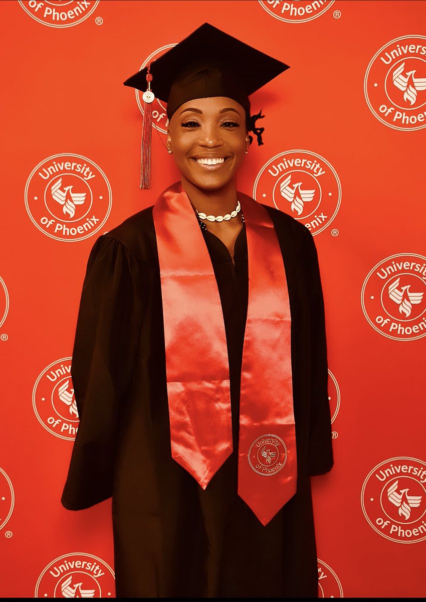 @UOPX @UOPXAlumni @UOPXNews #PhoenixPride #IamAPhoenix 1📜 to go #MBAbound #gradphotos #gradstudent #graduate2023 #Classof2023 #graduatestudent 👩🏽‍🎓🎓📜🏫 Thanks 🙏🏽 to my loving 🥰 supportive husband for encouraging me to go back & finish what I started @RonBergeronJr Love you😘