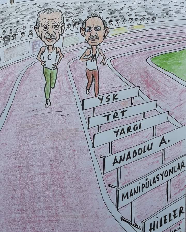 timurkuran's tweet photo. Team Erdoğan wants you to believe that Turkey has fair elections. In fact, the High Election Council, state radio &amp; TV, the judicial system, and the Anadolu News Agency are all partial. Voter rolls are manipulated. And fraud distorts vote counts. (Fig.: circulating on WhatsApp) https://t.co/86Y7hMXuud