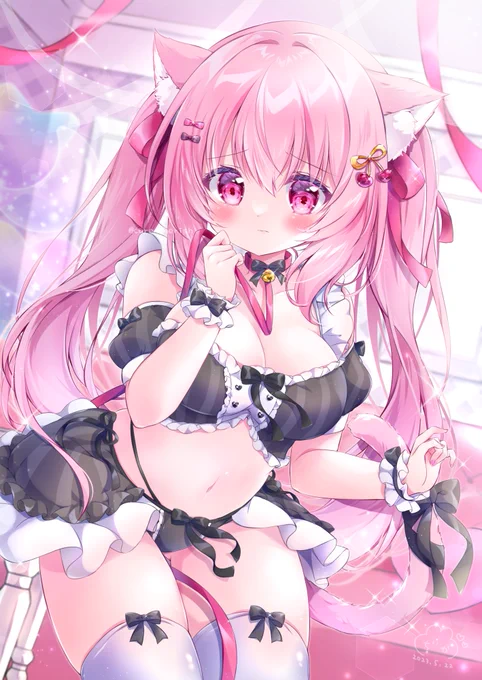 『ご、ご主人様…いらっしゃいませ…にゃ』
