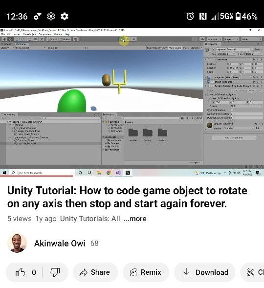 youtu.be/j2M4_FUoDDU
#unitygamedevelopment  #unity3dtips #beginnergamedev