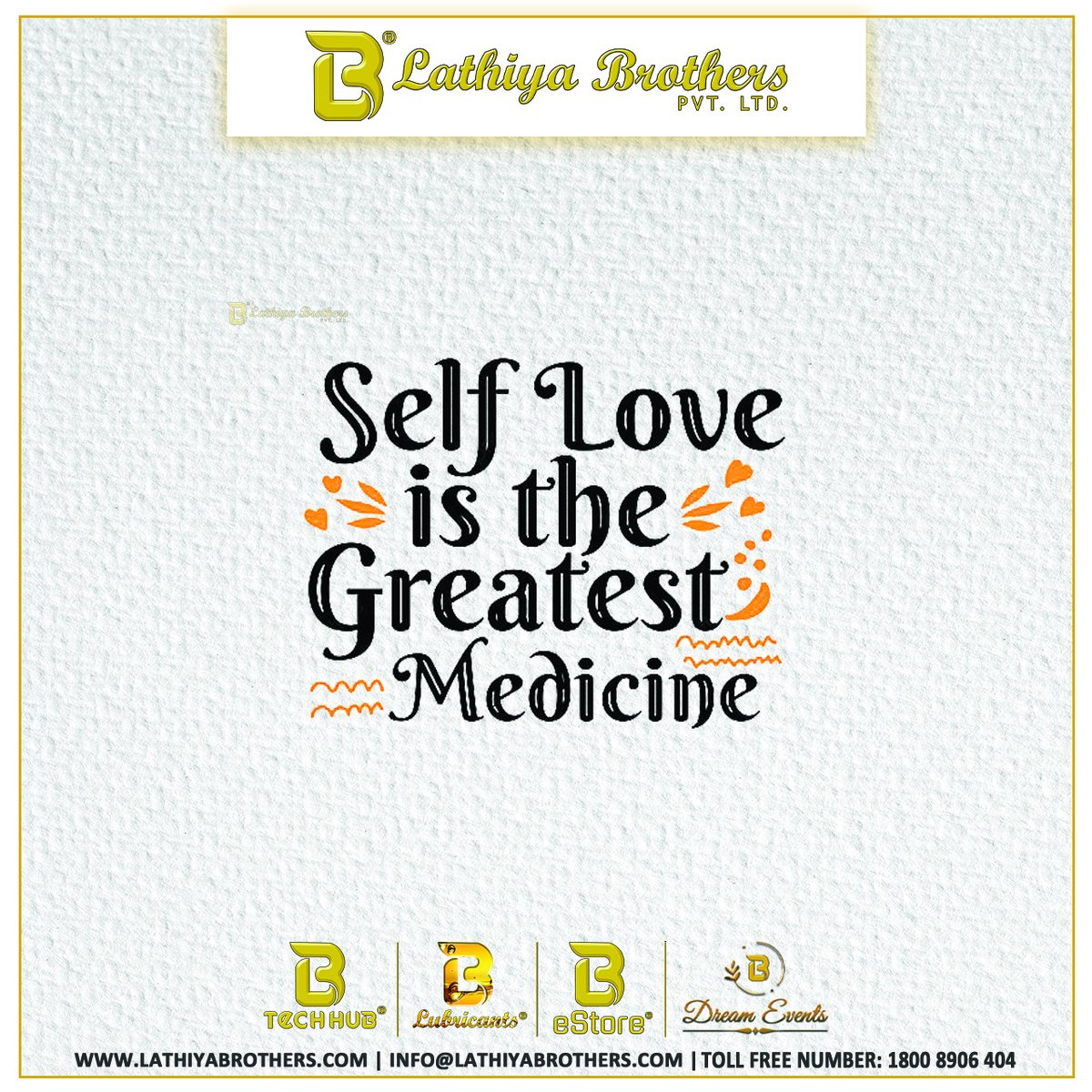 lathiyabrothers's tweet photo. Self Love Is The Best Medicine 😀

#LathiyaBrothers #MotivationalQuotes #InspirationalQuotes #SuccesfulQuotes #KeepFaith #BeliveInYourself #BigDream #BigAct #NothingIsImpossible #NewBegining #NeverGiveUp #LearnSomething #ChaseVision https://t.co/mwIdHsdNWW