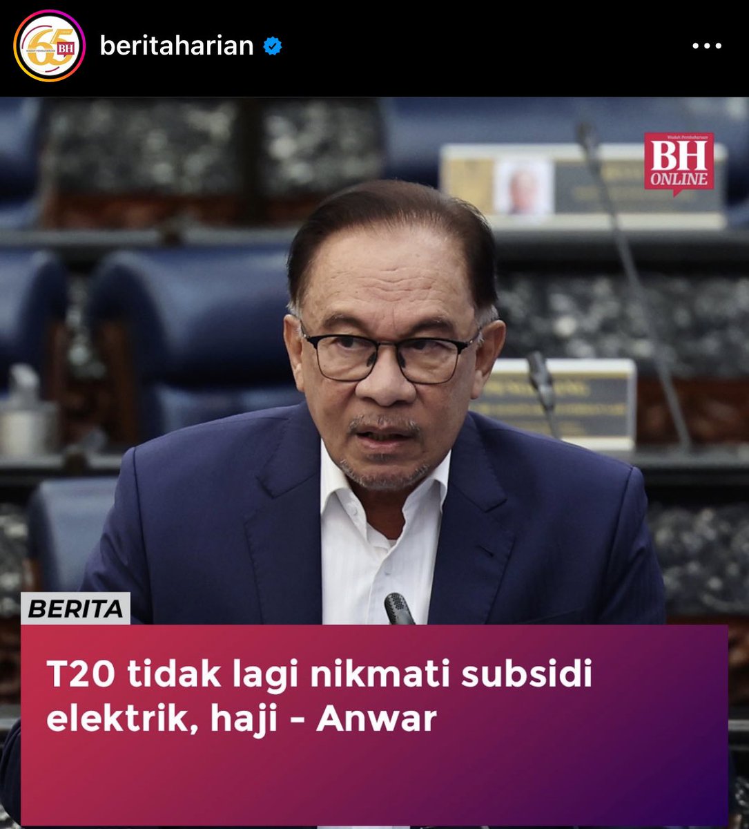 palermo_my's tweet photo. Jadi T20 dah macam kena hukum. Dah la kena cukai tinggi, lepas tu kena tarik subsidi. Sedangkan subsidi hak semua warganegara Malaysia. 

Sebab tu orang kata GST lagi bagus. Siapa berbelanja lebih, dia akan bayar cukai lebih. 😌 https://t.co/9bx7hFOKaY