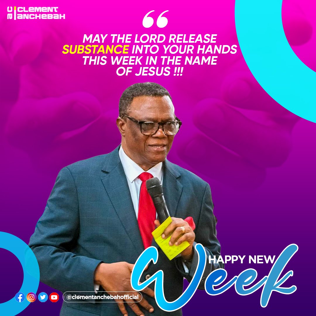 ClementAnchebah's tweet photo. May the LORD release Great and Mighty Substance in your Hands this week in the name of Jesus... https://t.co/z6BHYgLAhA