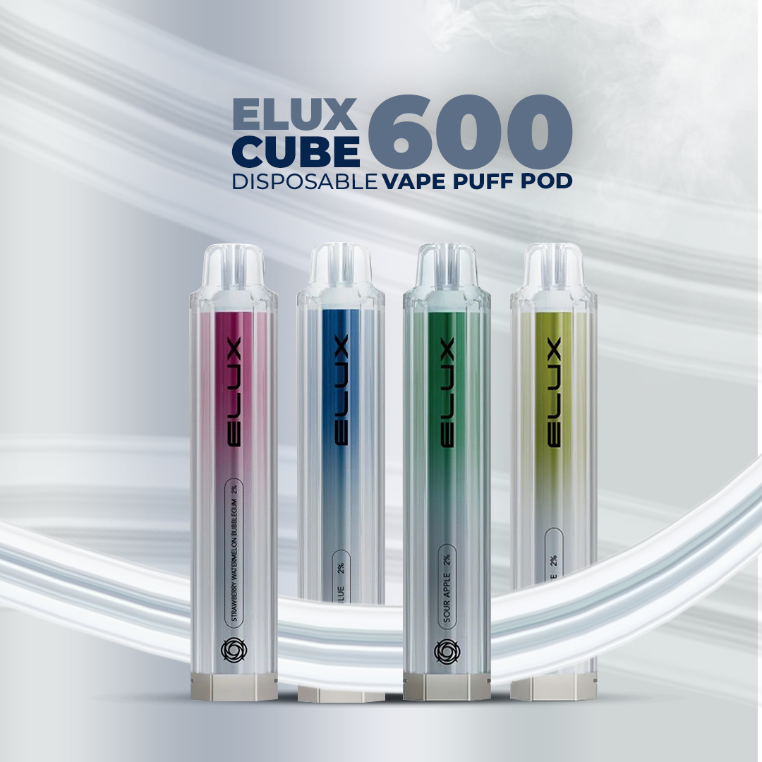 vapeukwholesale's tweet photo. The Elux Cube 600 disposable pod bars are a new range of single use vape devices, that have become very popular in the UK. The Elux Cube 600 version comes in a wide variety of 16 flavours.
https://t.co/5raHaDQUl8
#eluxcube600 #600puff #disposablevape #vapepuff #vapeshop #vapekit https://t.co/O7T9TnmKMi